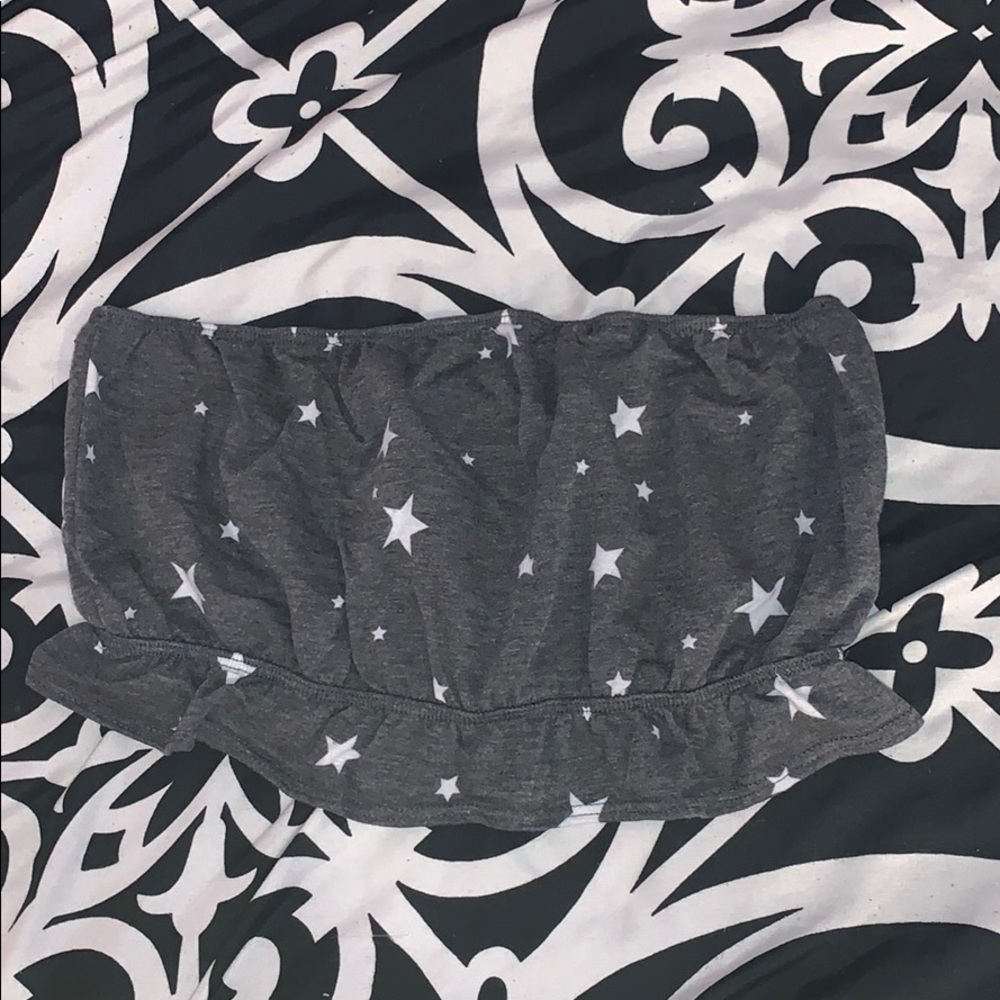 GRAY STAR TUBE TOP